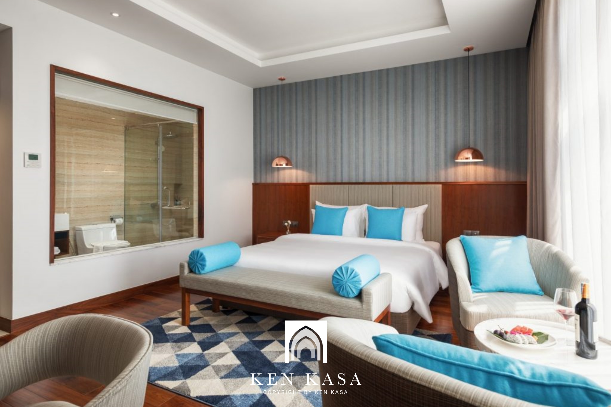 Phòng Deluxe vơí nội thất hiện đại